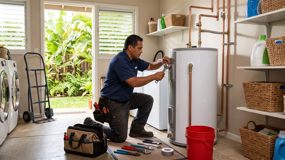 Water heater maintenance and installation